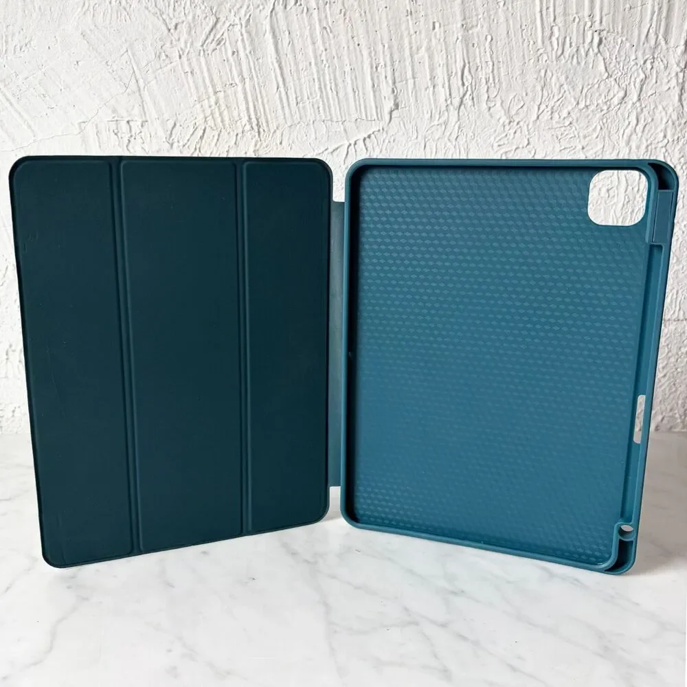 iPad Pro Protective Case 11 inch 2021/2020 Color Teal with Pencil Holder